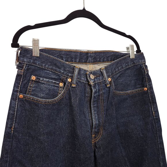 Levi's Blue Denim Straight Leg Jeans Size W 31 / L 34 - Picture 2 of 10
